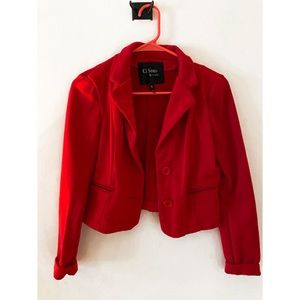 Red blazer - soft and stretchy